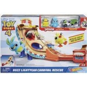 HOT WHEELS STAZA TOY STORY 4 BUZ CARNIVAL RESCUE