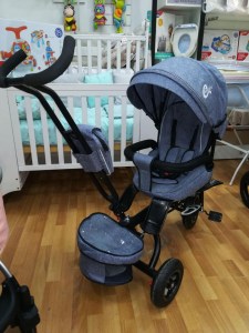 TRICIKL SKLOPIVI GUMENI TOCKOVI SIVI